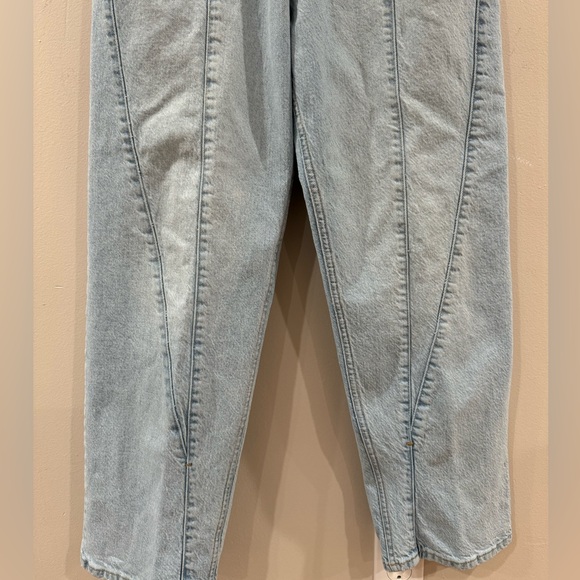 Free People Powell boyfriend pull on jeans size M - Picture 8 of 12